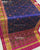 Traditional Panchanda Design Pink and Blue Single Ikat Rajkot Patola Saree