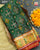 Traditional Panchanda Design Red Green Single Ikat Rajkot Patola Saree