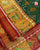 Traditional Panchanda Design Red Green Single Ikat Rajkot Patola Saree