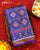 Exclusive Panchanda Design Purple and Blue Semi Double Ikat Rajkot Patola Saree