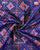 Exclusive Panchanda Design Purple and Blue Semi Double Ikat Rajkot Patola Saree