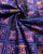 Exclusive Panchanda Design Purple and Blue Semi Double Ikat Rajkot Patola Saree