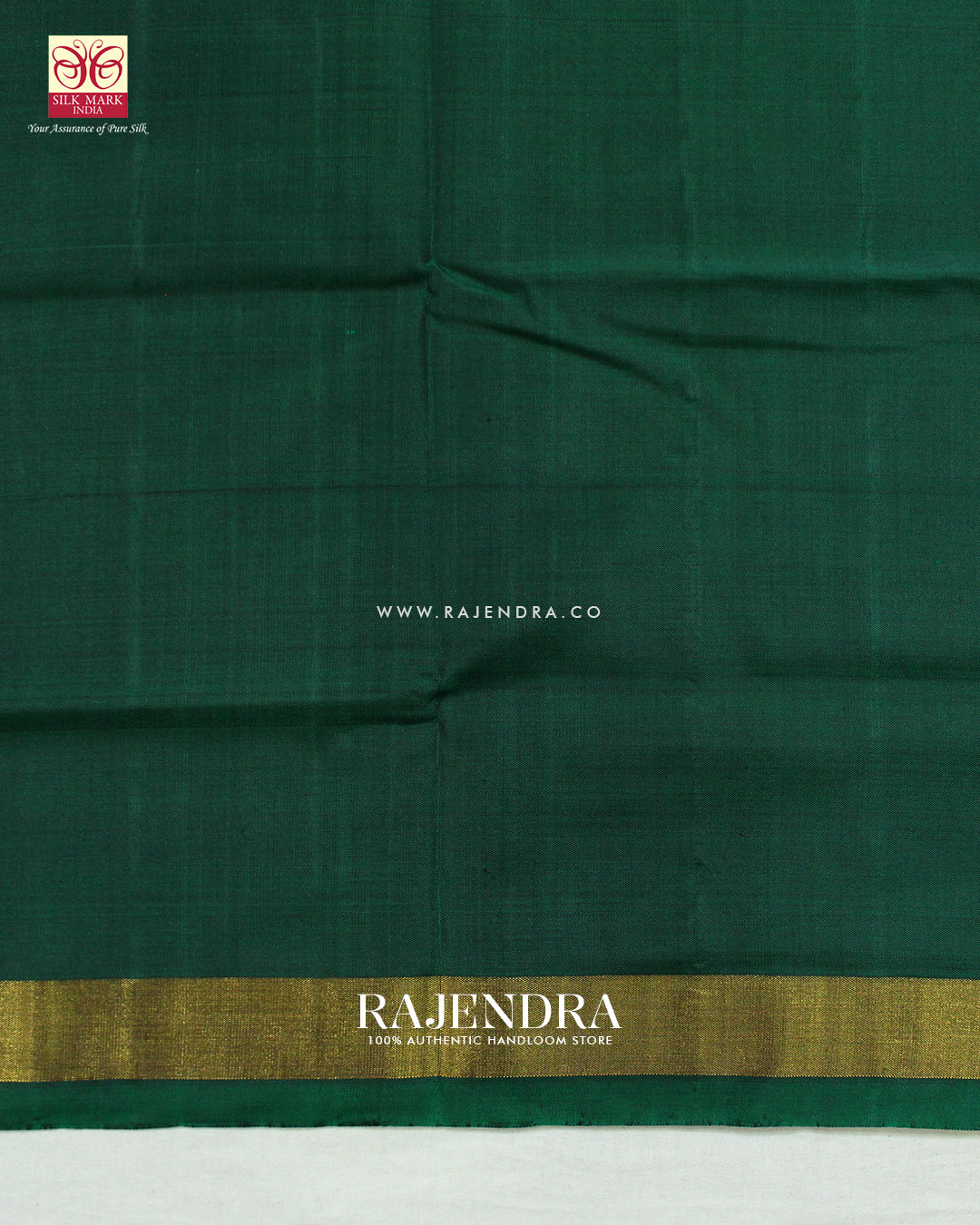Traditional Panchanda Design Green Single Ikat Rajkot Patola Saree