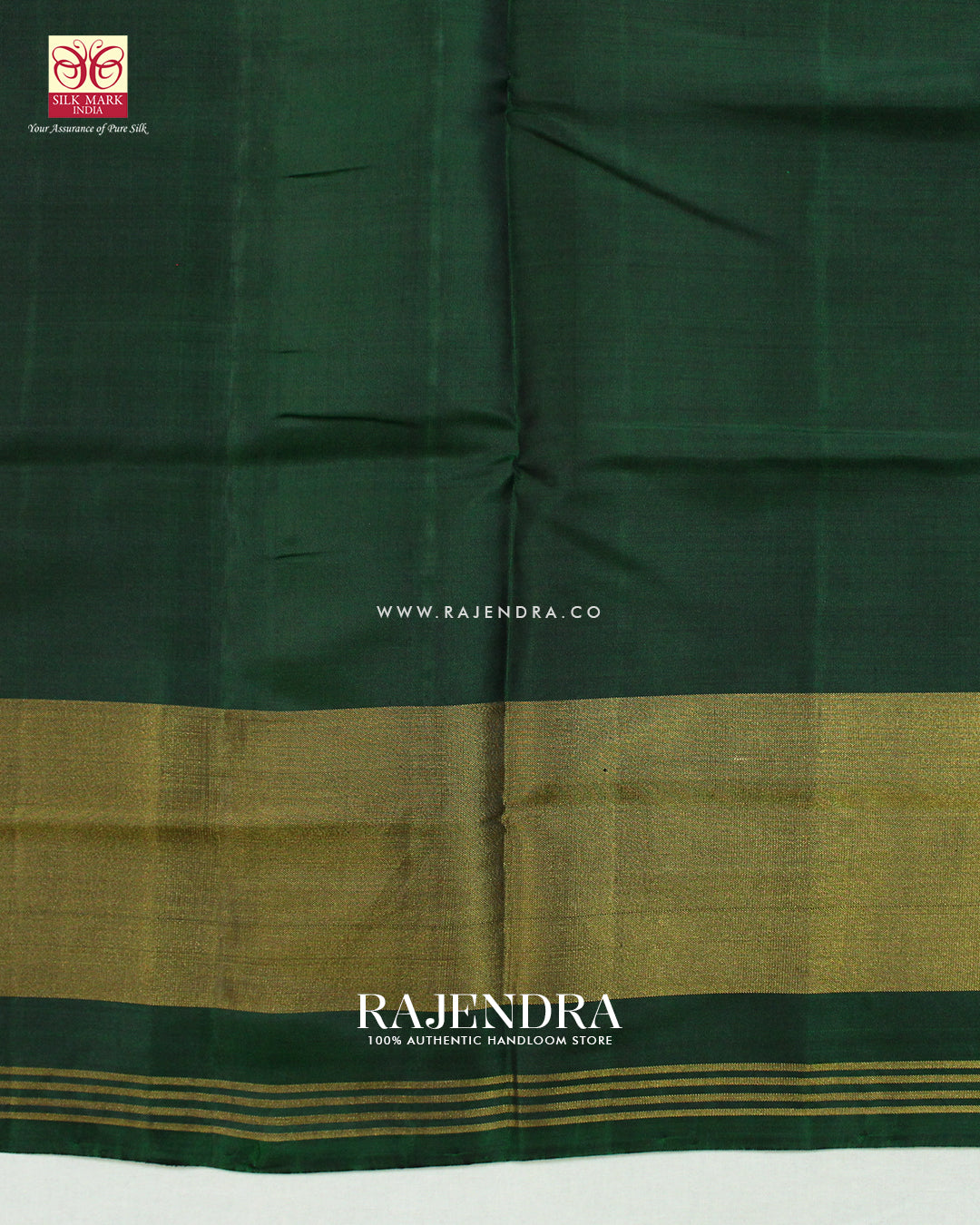 Traditional Panchanda Design Green Single Ikat Rajkot Patola Saree