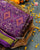 Traditional Panchanda Design Purple Single Ikat Rajkot Patola Saree