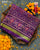 Traditional Panchanda Design Purple Single Ikat Rajkot Patola Saree