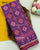 Exclusive Panchanda Design Magenta Pink Semi Double Ikat Rajkot Patola Saree