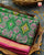 Traditional Panchanda Design Pink and Green Zari Border Single Ikat Rajkot Patola Saree