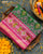 Traditional Panchanda Design Pink and Green Zari Border Single Ikat Rajkot Patola Saree