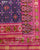 Traditional Panchanda Design Pink Purple Single Ikat Rajkot Patola Saree