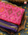 Traditional Panchanda Bhat Pink and Purple Single Ikat Rajkot Patola Saree