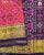 Traditional Panchanda Bhat Pink and Purple Single Ikat Rajkot Patola Saree