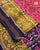 Traditional Panchanda Bhat Pink and Purple Single Ikat Rajkot Patola Saree