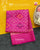 Traditional Panchanda Design Pink Single Ikat Rajkot Patola Dupatta