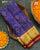 Traditional Panchanda Bhat Purple Single Ikkat Rajkot Patola Saree