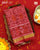Traditional Panchanda Design Red Single Ikat Rajkot Patola Saree