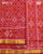 Traditional Panchanda Design Red Single Ikat Rajkot Patola Saree
