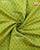 Traditional Sakali Design Parrot Green and Pink Single Ikat Rajkot Patola Saree