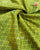 Traditional Sakali Design Parrot Green and Pink Single Ikat Rajkot Patola Saree