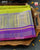 Exclusive Gala Border Purple and Parrot Green Single Ikat Rajkot Patola Saree