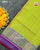 Exclusive Gala Border Purple and Parrot Green Single Ikat Rajkot Patola Saree