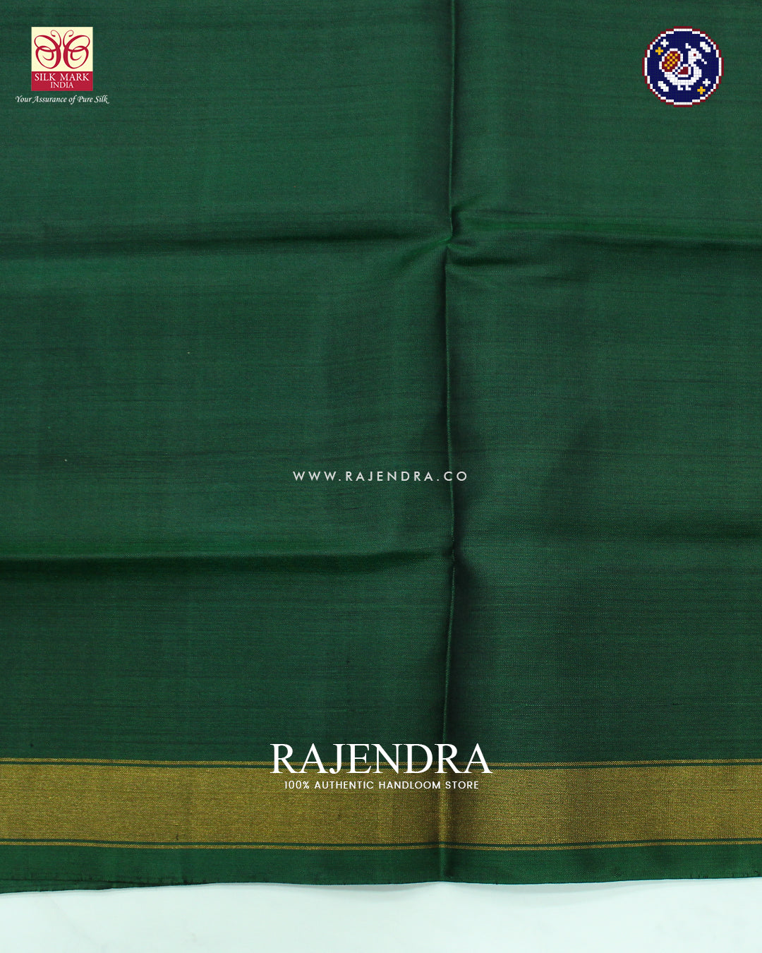 Traditional Gala Border Pastel Green Rajkot Patola Saree