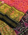 Traditional Panchanda Bhat Peach and Black Single Ikat Rajkot Patola Saree