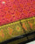 Traditional Panchanda Bhat Peach and Black Single Ikat Rajkot Patola Saree