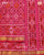 Traditional Panchanda Design Peach Pink Single Ikat Rajkot Patola Saree