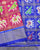 Traditional Hathi Popat Design Zari Checks Hyderabadi Ikat Patola Saree