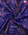 Traditional Manekchowk Bhat Pink Blue Single Ikat Rajkot Patola Saree