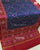 Traditional Manekchowk Design Pink and Blue Semi Double Ikat Rajkot Patola Saree