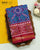 Traditional Manekchowk Design Pink and Blue Semi Double Ikat Rajkot Patola Saree