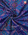 Traditional Manekchowk Design Pink and Blue Semi Double Ikat Rajkot Patola Saree