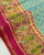 Traditional Sakali Design Pink and Light Blue Single Ikat Rajkot Patola Saree