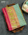 Traditional Sakali Design Pink and Light Blue Single Ikat Rajkot Patola Saree