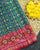Traditional Buttonful Design Pink and Light Blue Single Ikat Rajkot Patola Saree