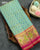 Traditional Sakali Design Pink and Light Blue Single Ikat Rajkot Patola Saree