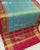 Traditional Sakali Design Pink and Light Blue Single Ikat Rajkot Patola Saree