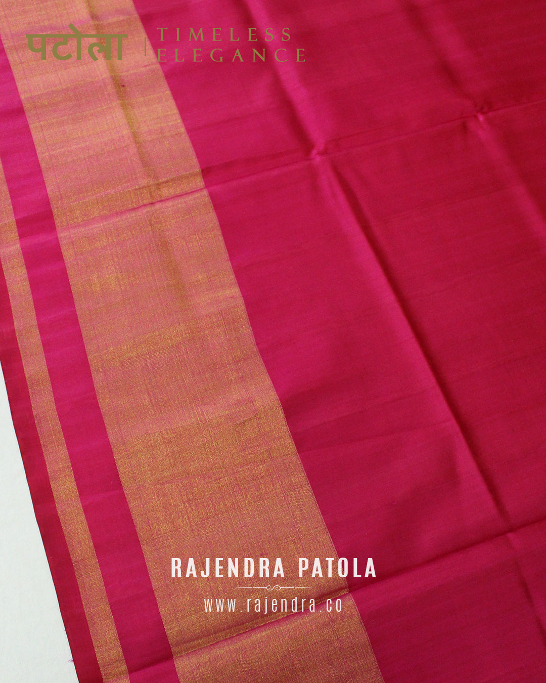 Traditional Navratna Bhat Single Ikat Rajkot Patola Saree