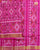 Traditional Panchanda Design Pink Single Ikat Rajkot Patola Saree