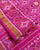 Traditional Panchanda Design Pink Single Ikat Rajkot Patola Saree