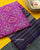 Traditional Panchanda Design Purple Pink Single Ikat Rajkot Patola Dupatta
