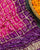 Traditional Pink Purple Pure Gaji Silk Gharchola Bandhani Dupatta