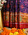 Traditional Panchanda Bhat Red and Purple Single Ikat Rajkot Patola Saree