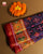 Traditional Panchanda Bhat Red and Purple Single Ikat Rajkot Patola Saree