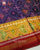 Traditional Panchanda Bhat Red and Purple Single Ikat Rajkot Patola Saree