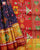 Traditional Panchanda Bhat Red and Purple Single Ikat Rajkot Patola Saree