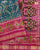 Traditional Manekchowk Pink and Blue Single Ikat Rajkot Patola Saree