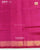 Traditional Manekchowk Pink and Blue Single Ikat Rajkot Patola Saree